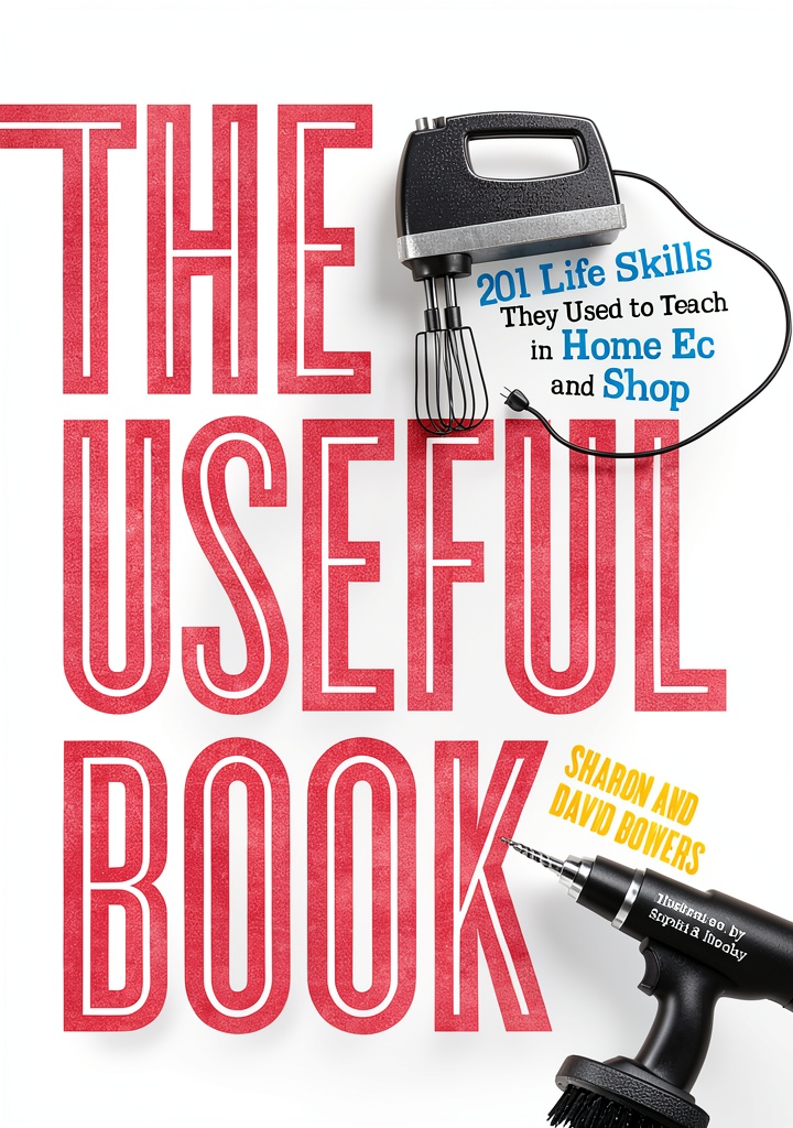 Installing Home Maintenance Handbook Kindle by Workman Publishing 417‑Page Guide on a wooden desk