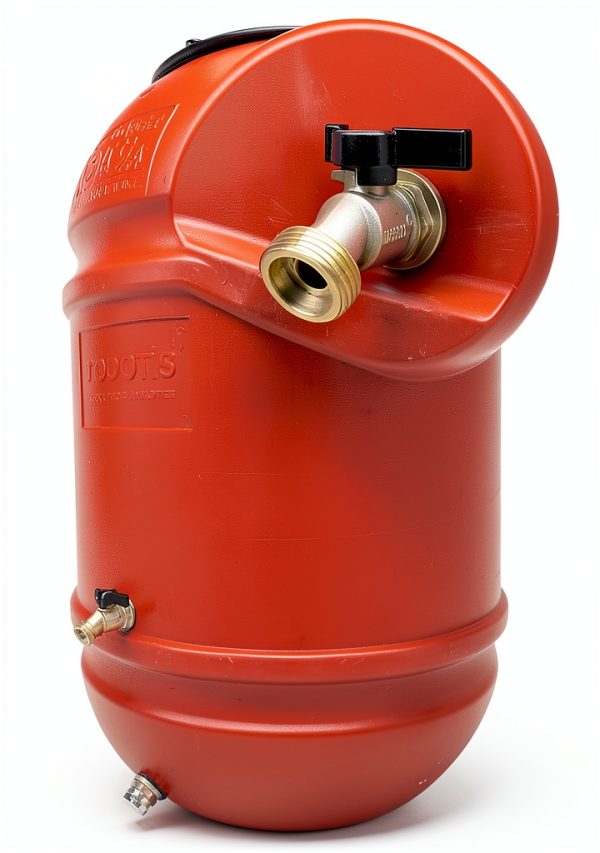 RBS005 Brass Water Container/Rain Barrel Quarter Turn Spigot(LF Compliant, For OPEN TOP BARRELS)-3