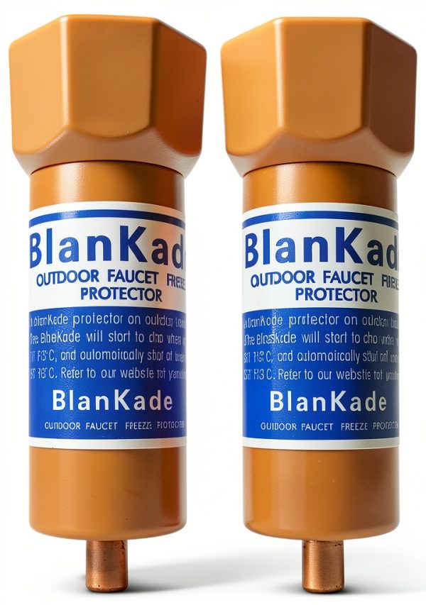 Outdoor Faucet Freeze Protector BlanKade Brass 2 Pack Winter Guard-0