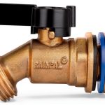 RBS005 Brass Water Container/Rain Barrel Quarter Turn Spigot(LF Compliant, For OPEN TOP BARRELS)-0