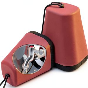 Outdoor Faucet Cover VIHOSE 2-Piece Set Dark Red Freeze Protection-0