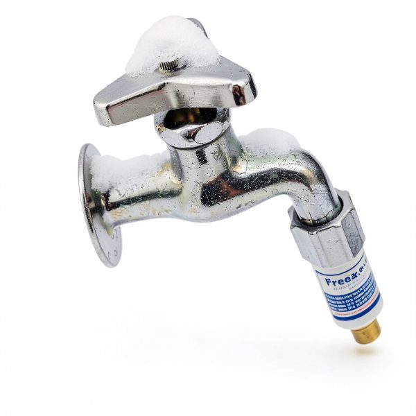 Freeze Miser Outdoor Faucet & Spigot Freeze Protection – Patented Valve Shield, Activates at Water Temperature Below 37°F/3°C – Durable Winter Cover Alternative – Quick Install, Saves Water – 4 Pack-6